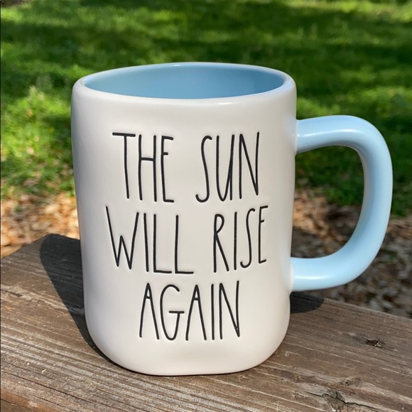 New Rae Dunn THE SUN WILL RISE AGAIN Coffee Mug